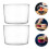 2 -puddingbecher transparent ohne deckel für joghurt 6