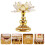 3Pcs Lotus Candle Stand Crystal Candlestick For Temple Prayers 10