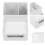 opbergbakje plastic voor kantoorsupplies 8