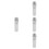 4Pcs Stainless Steel Pipe Connector For Clothes Drying Rod 6