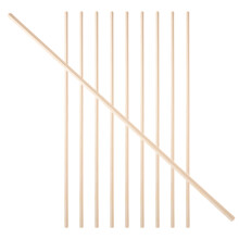 12 Stück Holzprofilleiste 8mm Dekorative Leiste Für Fenster Diy