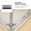 5Pcs Shower Door Bottom Guide And Bumper For Fixed Sliding Doors 8