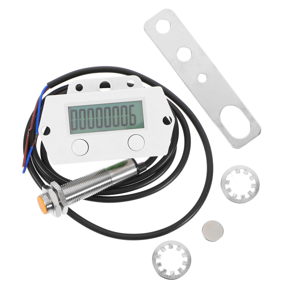 5Pcs Electronic Digital Counter With Magnetic Induction For Industrial Use 034170819667