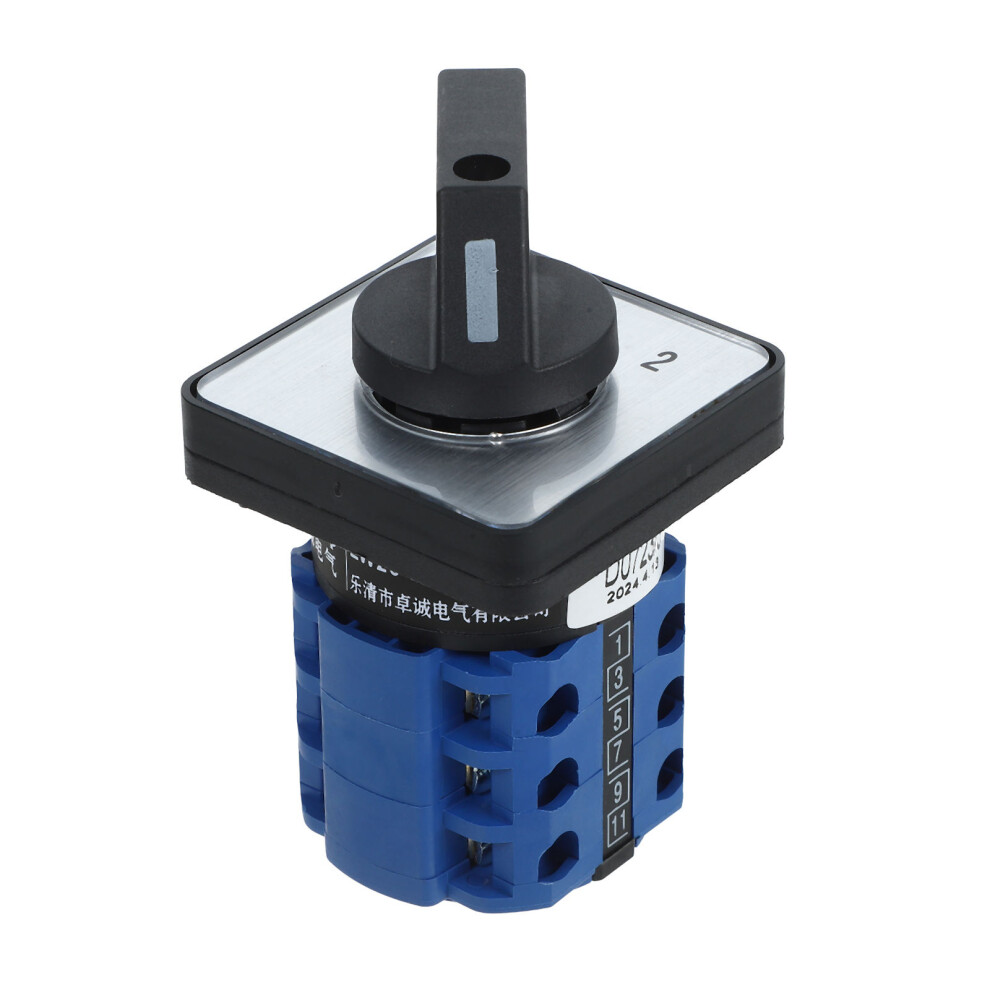5Pcs Rotary Cam Selector Switch 3-Position 550V 20A 034170819384