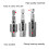 3 Pcs Impact Drill Adapter Handle Extension Bit Driver Socket 9