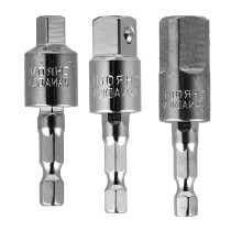 3 Pcs Impact Drill Adapter Handle Extension Bit Driver Socket