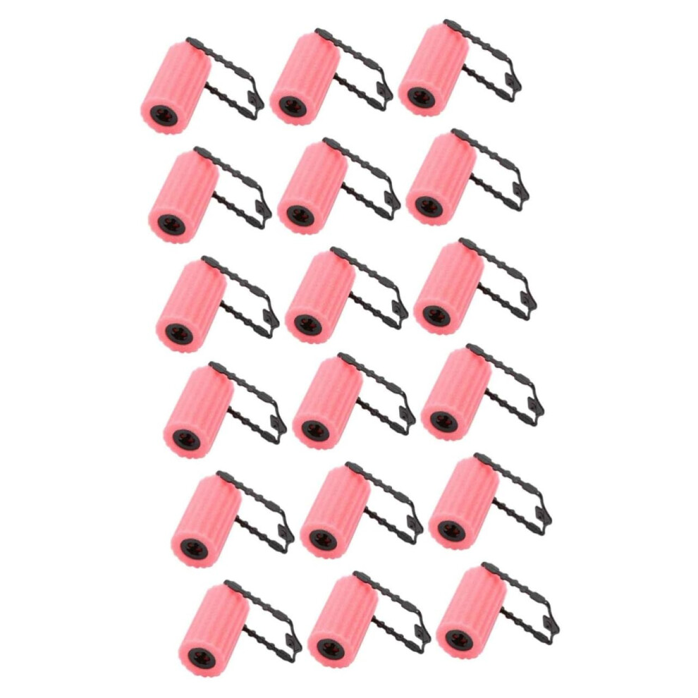 Pink Sponge Curling Hair Sticks Lightweight Diy Hair Tools For Women, Durable Curlers, Effortless Curls Without Damage, 12Pcs*2