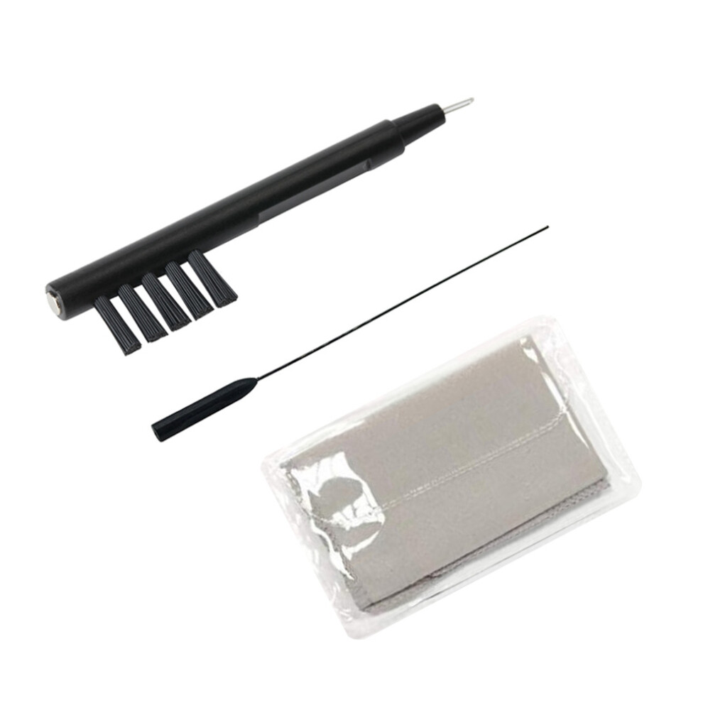 Happyyami 12 Pcs Multifunctional Hearing Aid Cleaning Cloth Brush Rod