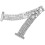 2Pcs Rhinestone Watchband Strap Compatible For Galaxy Watch 3/4 1