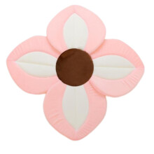 Bath Mat for Baby, Flower-Shape Petal Design, Non-Slip Portable Pink Baby Bath Mat, Soft Flower Bath Mat for Babies