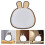 3Pcs Wooden Animal Shaped Makeup Mirror With Stand 11