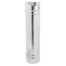 2 Pcs Wood Stove Pipe Flue Iron Chimney Exhaust Pipe