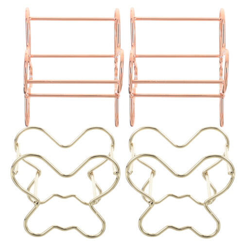20 Pcs Metal Makeup Sponge Holders For Egg Powder Puff Drying Stands 1