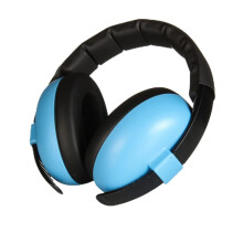 Blue Kid's Noise Termination Earrings Adjustable Ear Protection Headphones For Sleeping And Sporting Events