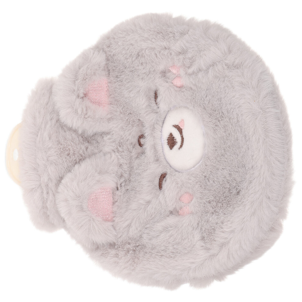 Inoomp 5Pcs Cute Cartoon Fuzzy Hot Water Bottle Set