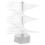5Pcs Clear Nail Tips Display Stand Spiral Color Practice Holder 3