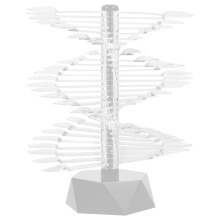 5Pcs Clear Nail Tips Display Stand Spiral Color Practice Holder