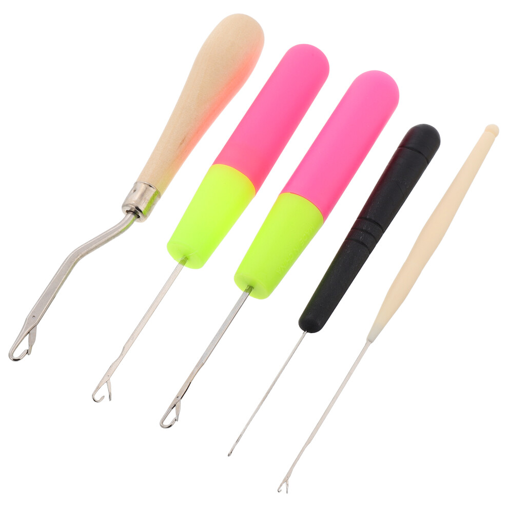Inoomp One Set Multi Functional Hair Crochet Hook For Braids Dreadlocks