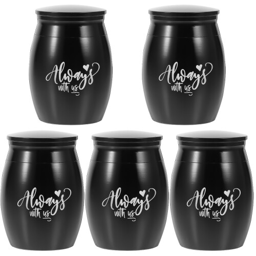 5Pcs Small Keepsake Urn For Pet Ashes Stainless Steel Cat Dog 1