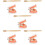 5 Sets Kids Teeth Care Educational Brushing Model 8