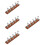 4 Sets Nails Display Stand Organizer Wooden Base Detachable Holder 9