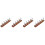 4 Sets Nails Display Stand Organizer Wooden Base Detachable Holder 6