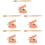 5 Sets Kids Teeth Care Educational Brushing Model 6