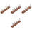 4 Sets Nails Display Stand Organizer Wooden Base Detachable Holder 5