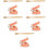 5 Sets Kids Teeth Care Educational Brushing Model 7