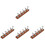 4 Sets Nails Display Stand Organizer Wooden Base Detachable Holder 4