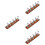 4 Sets Nails Display Stand Organizer Wooden Base Detachable Holder 8