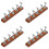 4 Sets Nails Display Stand Organizer Wooden Base Detachable Holder 7