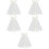 5Pcs Wedding Bridal Veil Short Veil Bride Hair Accessory With Bowknot 9