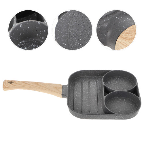 1St Efficiënte Ei- En Mini Pannenkoekenpan Met Antiaanbaklaag 2