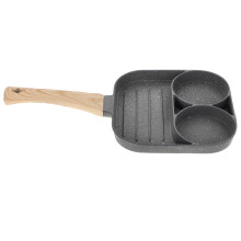 1St Efficiënte Ei- En Mini Pannenkoekenpan Met Antiaanbaklaag