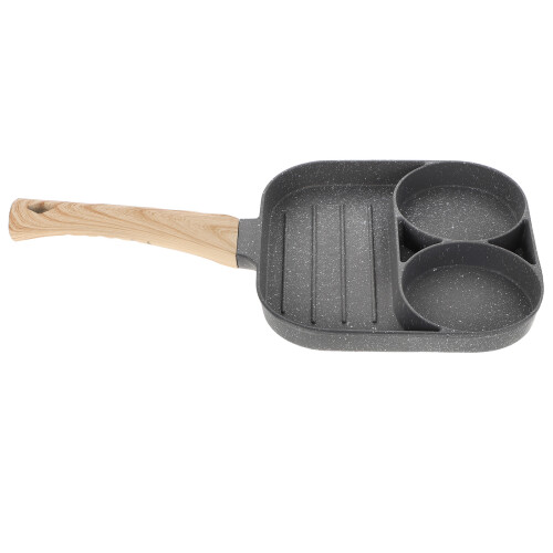1St Efficiënte Ei- En Mini Pannenkoekenpan Met Antiaanbaklaag