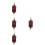4Pcs Hanging Metal Candle Holder Moroccan Tea Light Stand 9