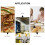 3Pcs Assorted Color Wooden Cutlery Set Kitchen Fork Spoon Chopsticks 10