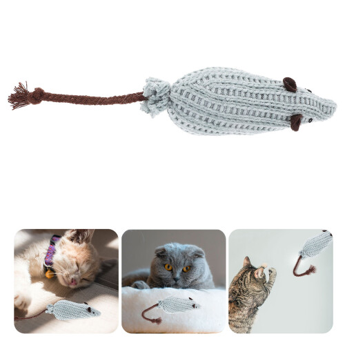 Plush Cat Teasing Toy For Kitten Chewing And Teething Use 2