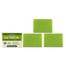 3X Tea Tree Soap Antifungal Antibacterial Treatment for Face & Body Acne, Athlete's Foot, Tinea,Folliculitis Ringworm Jock Itch