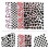 4Pcs Plastic Embossing Templates For Diy Craft Scrapbook Stencils 4