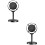2Pcs Retro Style Condenser Microphone Vintage Model 8