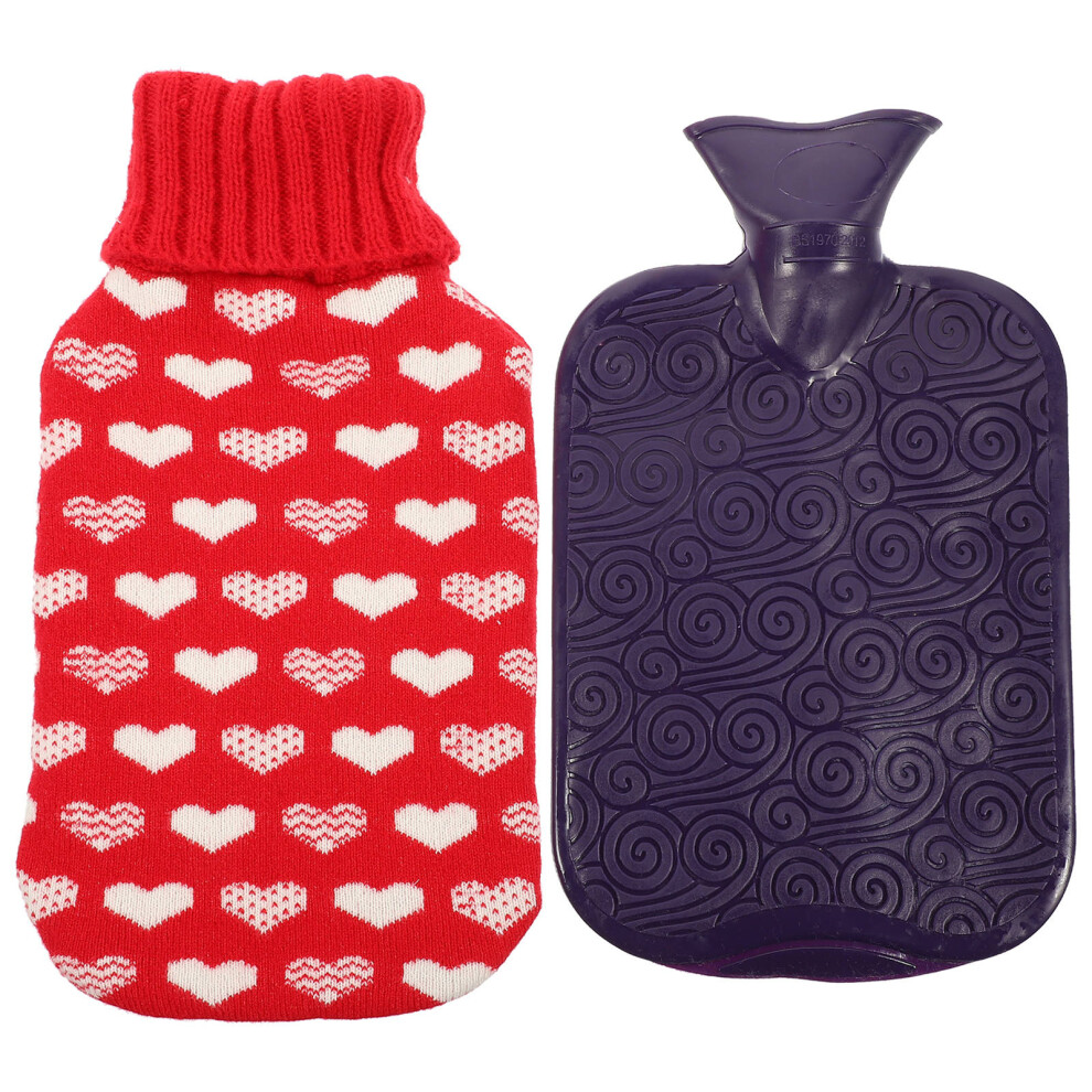 Villcase 3 Sets Hot Water Bottle With Cover Thick Portable Pouch