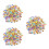 600 Pcs Colorful Foam Easter Eggs Ornaments For Craft Diy Decoration 7