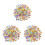 600 Pcs Colorful Foam Easter Eggs Ornaments For Craft Diy Decoration 5