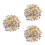 600 Pcs Colorful Foam Easter Eggs Ornaments For Craft Diy Decoration 9
