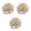 600 Pcs Colorful Foam Easter Eggs Ornaments For Craft Diy Decoration 10