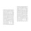 2Pcs Reusable New Year Painting Stencil Template For Diy Crafts 6