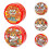 4 Pcs New Year Candy Boxes Tinplate Tiger Year Cookie Containers 10