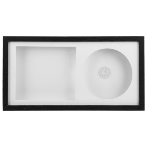 Vinyl Frame: Hollow Stereoscopic Cd Display Rack Wall Mount Organizer